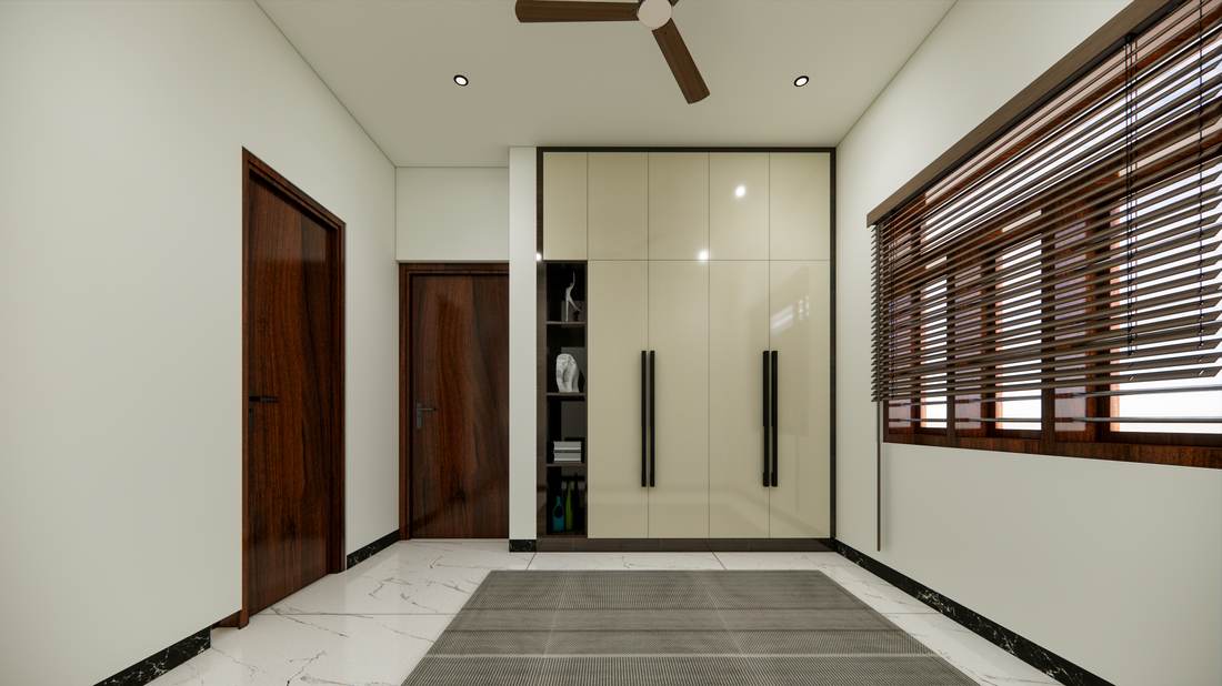 Bedroom wardrobe and dressing millwork